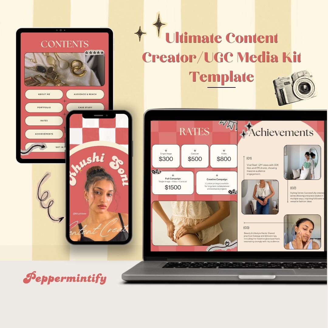The 2026 Ultimate Creator Media Kit | UGC & Influencer Template - Etsy