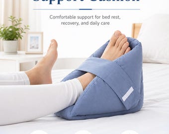 Soft Foot Positioning Cushion, Adjustable Heel Support for Bed Rest, Home Care