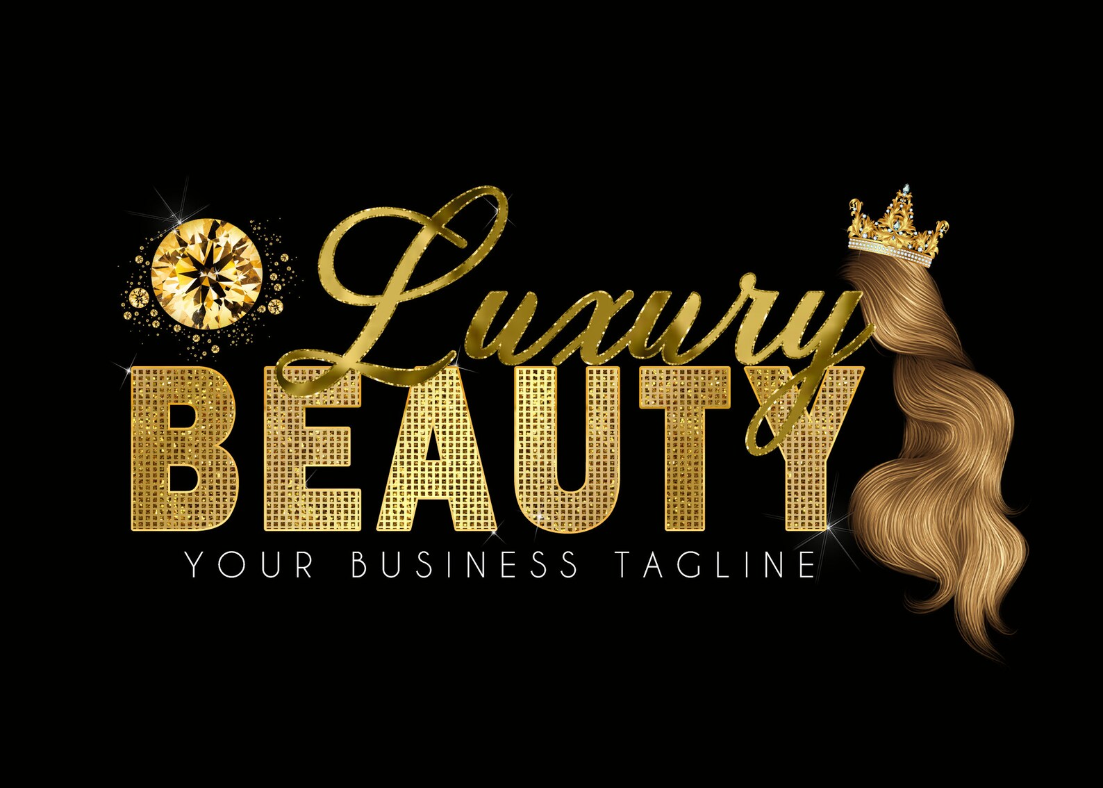 Hair Logo Wig Logo Beauty Logo Bundle Logo Hair Salon Etsy