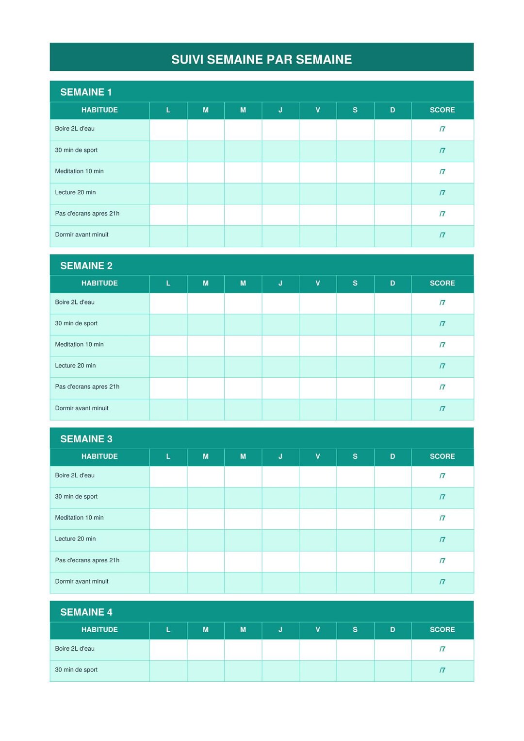 Habit Tracker 2026 PDF - 30 Days to Transform Your Life - Printable ...