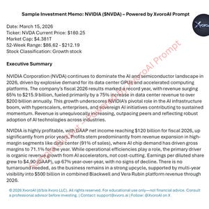 AI Prompt for Stock Analysis – Hedge Fund Investment Memo Generator (Digital Download)