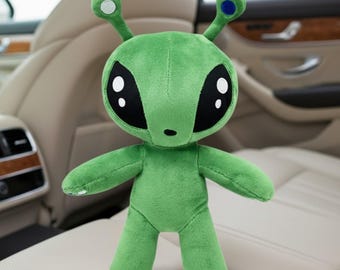 Alien Plush, Soft Extraterrestrial Stuffed Animal, Space Nursery Decor