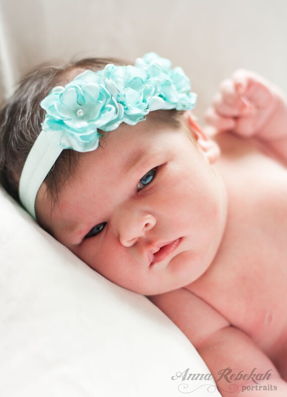 Items similar to Stunning Newborn Hair Accessories Babygirl headband