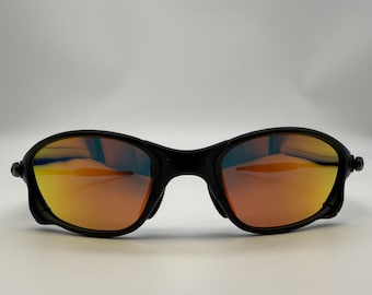 Oakley Juliet 2.0 X-Metal Polarized Sunglasses Ruby LensesMatte Gray Frames