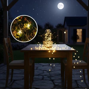 Star LED String Lights – Battery Operated Fairy Lights for Room, Decorative Sparkle Lighting