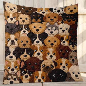 Hondendekbeddeken: patchwork voor huisdier, cadeau hondenliefhebber