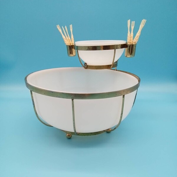 Chip and Dip Metal Holder Etsy