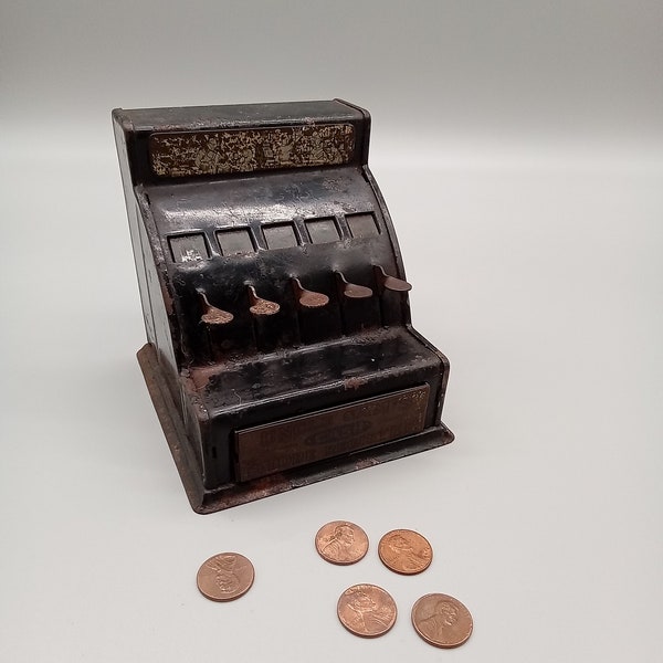 Antique Uncle Sam's Toy Store Cash Register