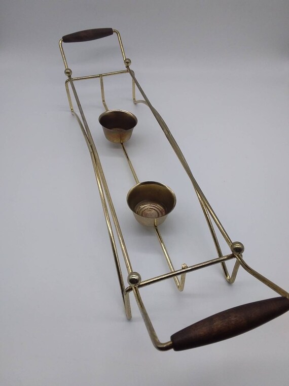 Mid Century Modern Lasagna Chafing Warming Dish Holder/gold Etsy