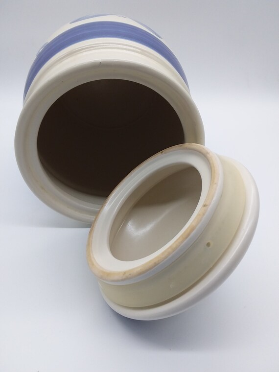 Pfaltzgraff Villa Floral 11 Flour Canister Jar Discontinued Pattern Rare Find