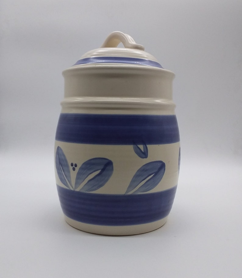 Pfaltzgraff Villa Floral 11 Flour Canister Jar Discontinued Pattern Rare Find