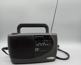 Vintage Magnavox Portable Audio AM/FM/TV Weather Band Radio AE2145