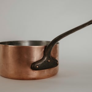 Antique French Copper Pots - Tin Lined