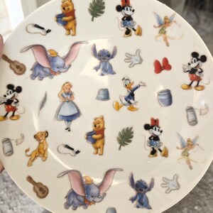 Vintage China Jewelry Disney 100 Years of Magic Mickey Mouse Pendant Necklace afbeelding 7