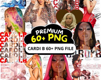 Cardi B Little Miss Drama Tour PNG Pack, clipart concert de rap (téléchargement numérique)