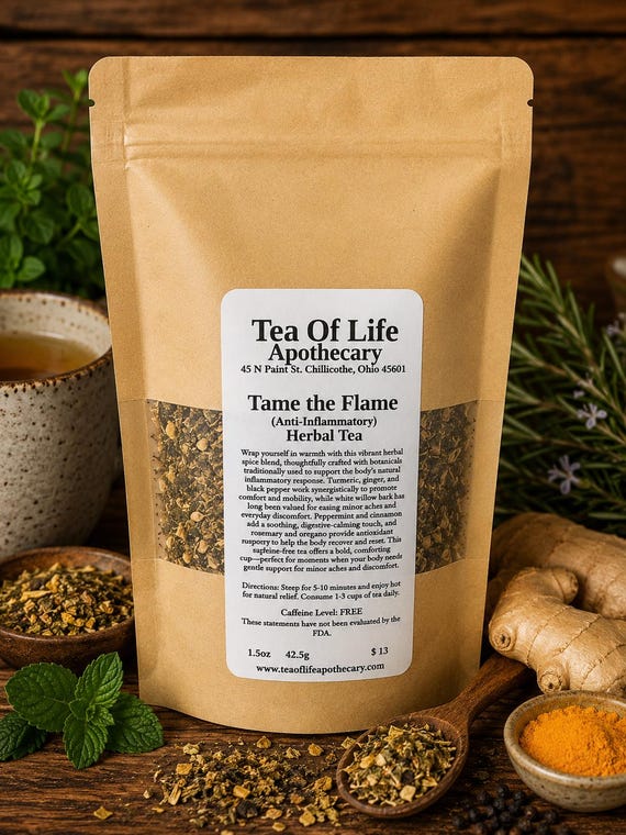 Tame The Flame Herbal Tea | Anti-Inflammatory Support
