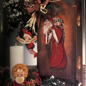 DeLane Lange Christmas Memories Tole Painting Pattern Book (1988)