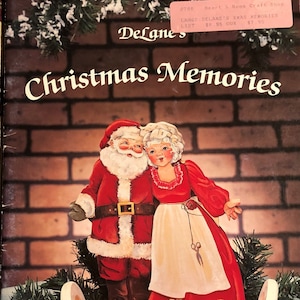 DeLane Lange Christmas Memories Holiday Tole Painting Pattern Book Snowman Santas Nativity Sleds OOP 1988