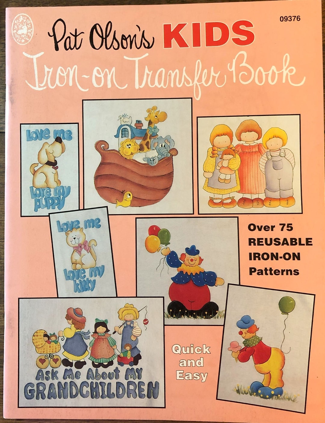 Pat Olson's KIDS Ironon Transfer Book Pat Olson Fabric Etsy