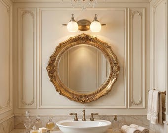 Lámparas LED vintage para tocador, aplique para espejo de baño, lámpara de mesa de maquillaje, decoración de iluminación de pared