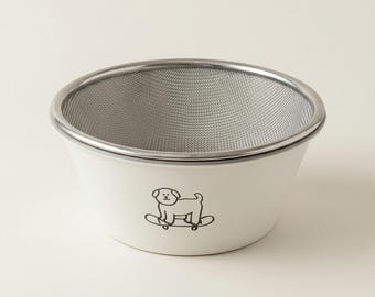 304 Stainless Steel Dog Kitchen Colander, Cute Puppy Fruit Vegetable Strainer, Kawaii Kitchen Organizer, Dog Lover Gift