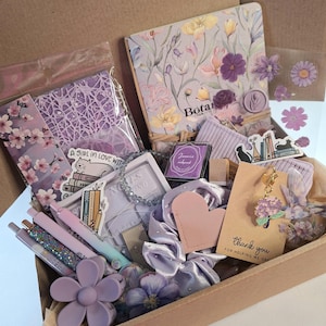 Bookish Bundle | Stationery Gift Box | 12+ Lovingly Selected Items | Gift for Girlfriend | Self-Care Box | Stationery Set