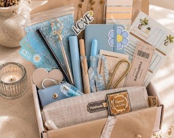 Gift for girlfriend - 3 premium items and 10+ Bookish products, self-care box, gift box for women, Bookish bundle, care package