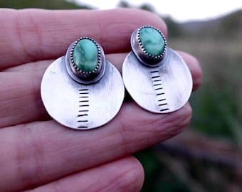 emerald valley turquoise earrings