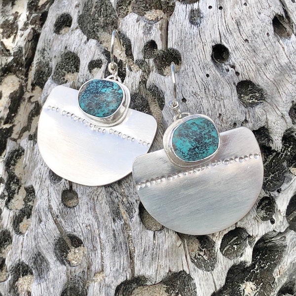 Sterling Silver with Turquoise Earring’s