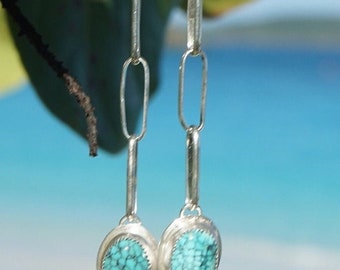 Blue Moon Turquoise Earrings