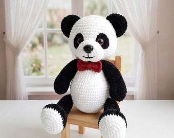 Schema Amigurumi Panda all'uncinetto