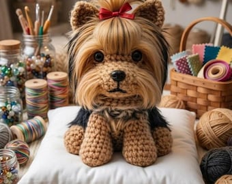 Cane Amigurumi Yorkshire Terrier