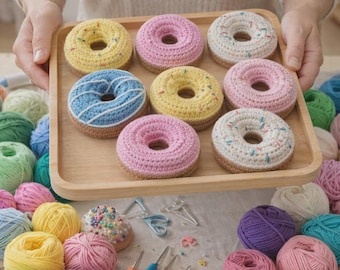 Il mio schema per realizzare ciambelle amigurumi all'uncinetto