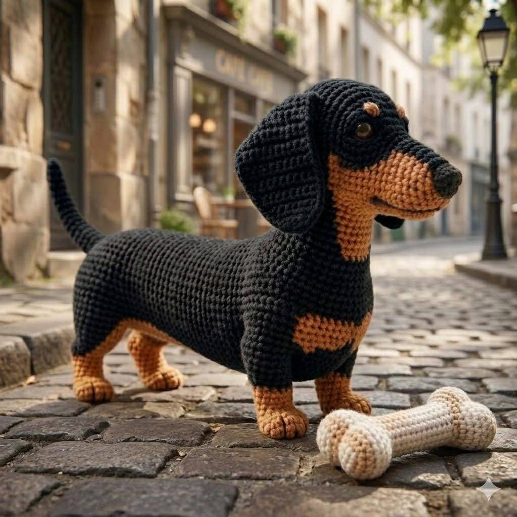 39 Dachshund Crochet Patterns to Stitch for Gifts, Decor, and Everyday Cuteness 20 Dachshund Dog Amigurumi