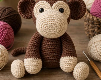Modello Amigurumi Coco la Scimmia
