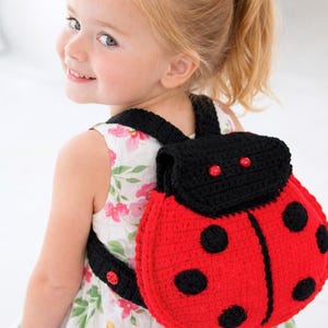 Ladybug Crochet Backpack Pattern