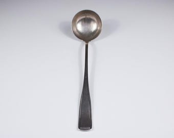 Schöpfkelle aus den 1950er Jahren, Wellner Firenze 90 10 Silberbesteck. Herkunft: Luxushotel.