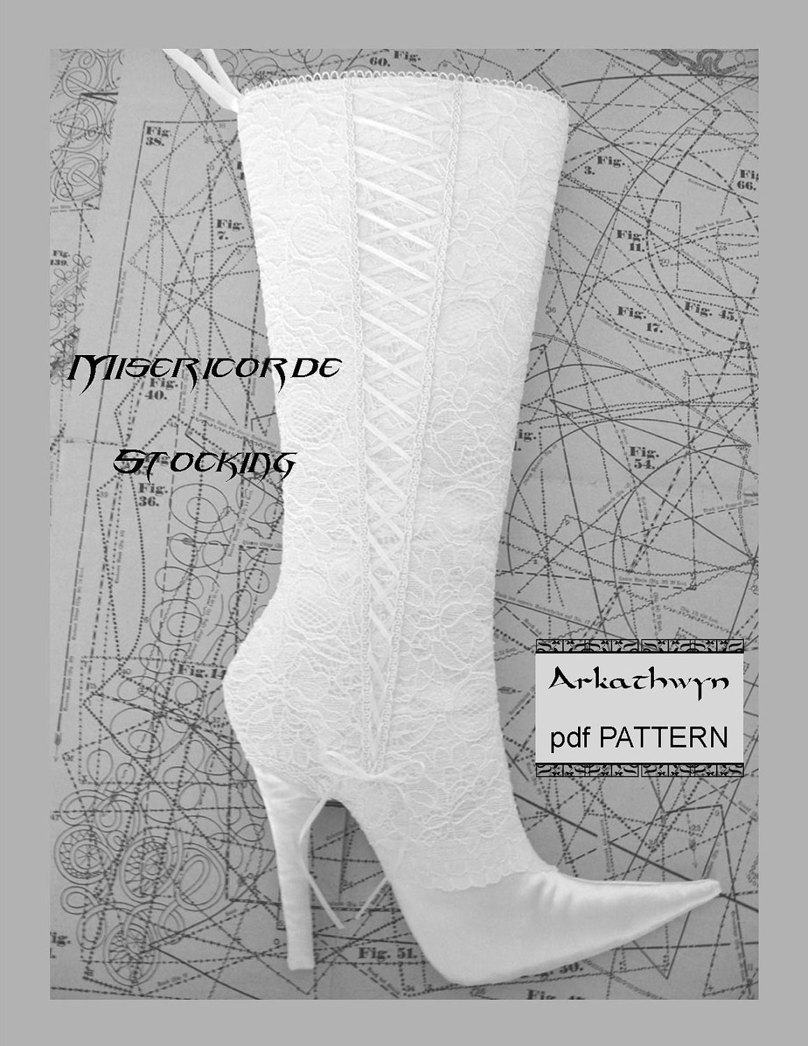 high heel christmas stocking