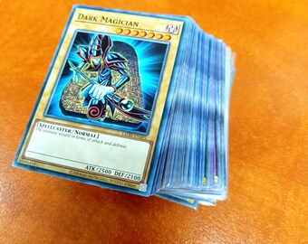 Yu-Gi-Oh Card Bundle – 100 Common + 15 Rare + 7 Super Rare + 5 Holo – Sleeved Collector Set