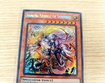 Dogmatika Fleurdelis The Thunderbolt Secret Rare | Yu-Gi-Oh Card NM | DOOD-EN026