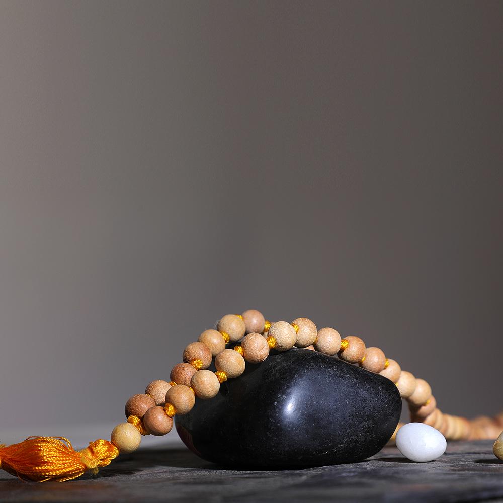 Khatu Shyam Locket Mala in Original Tulsi Beads