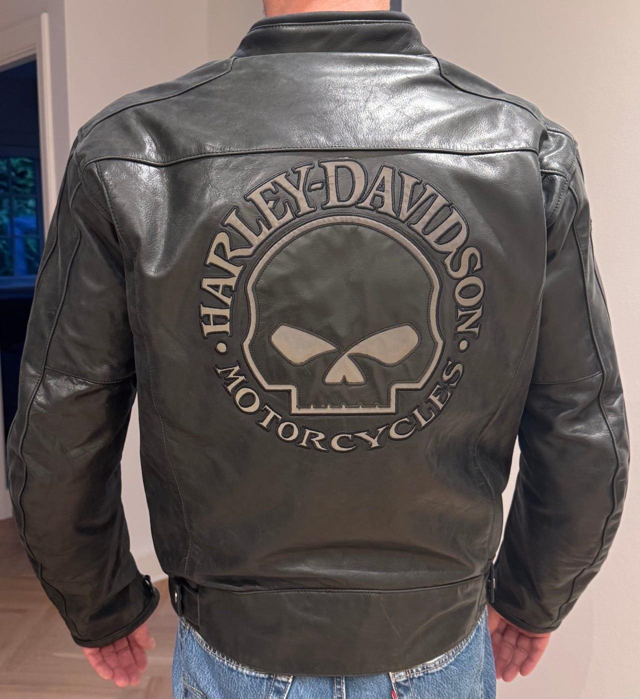 Harley Davidson Skull Jacket - Etsy
