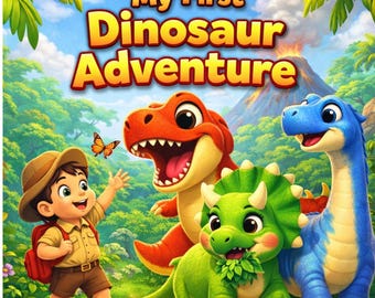 Libro sui dinosauri per bambini dai 3 ai 6 anni | Stampabile