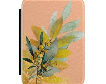 Watercolor Eucalyptus Branch Kindle Case | Floral Leaf Tablet Cover