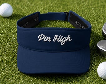 Visera de golf, gorra de golf bordada, visera alta con pin, gorra con bordado 3D, gorra de golf para mujer, gorra de golf para hombre, regalo para golfistas