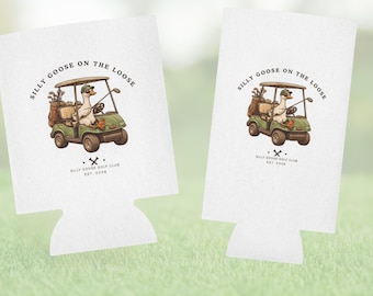 Portabevande da golf, regalo Silly Goose per golfisti, porta birra da golf, regalo per golfista, porta bevande per carrello da golf, regalo per testimoni dello sposo, accessori da golf