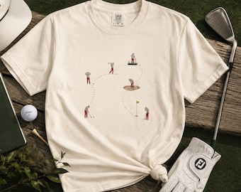 Maglietta da golf divertente, regalo per gli amanti del golf, t-shirt da golf Comfort Colors, maglietta da golf vintage con grafica, maglietta casual da country club, regalo da golf per lui
