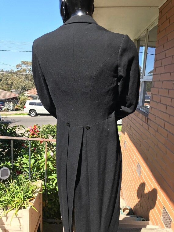 1940s wool tail coat ~ Sz S, M