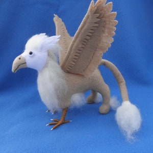 Griffin - made to order, soft sculpture griffin, needle felted griffin,