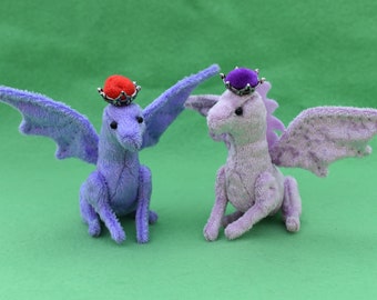 Wedding Dragons, miniature dragons, dragon cake topper, wedding keepsake dragons